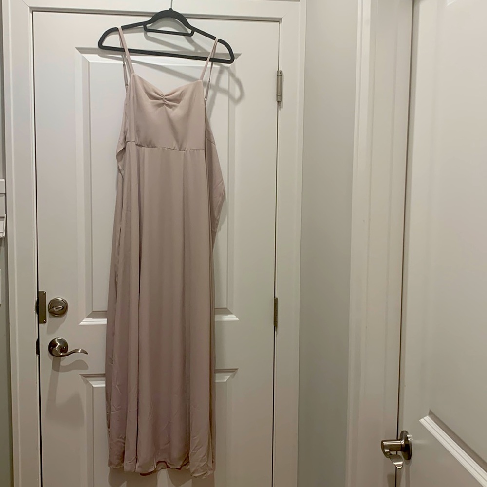 Show Me Your Mumu bridesmaid dress in Show me the Ring Crisp